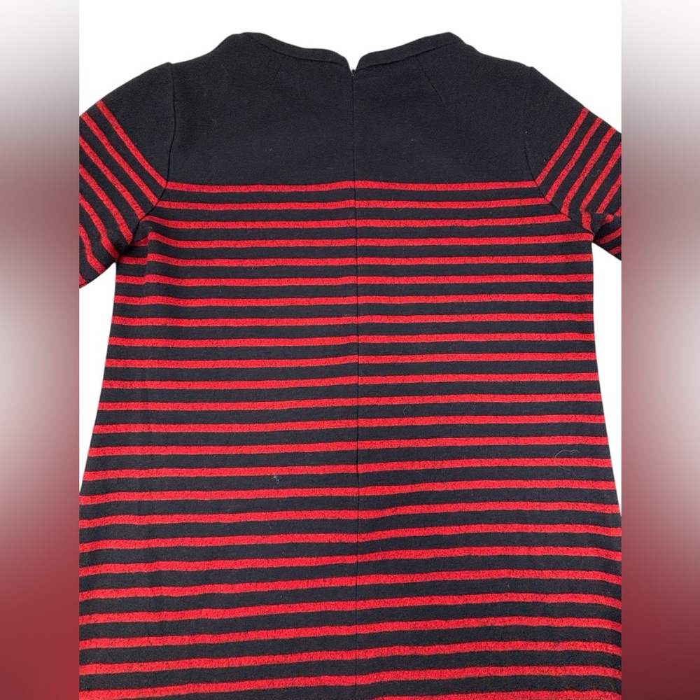 Madewell | Wool Blend Mariner Stripe Midi Sweater Dress | Large | Like New!! - Picture 4 of 7